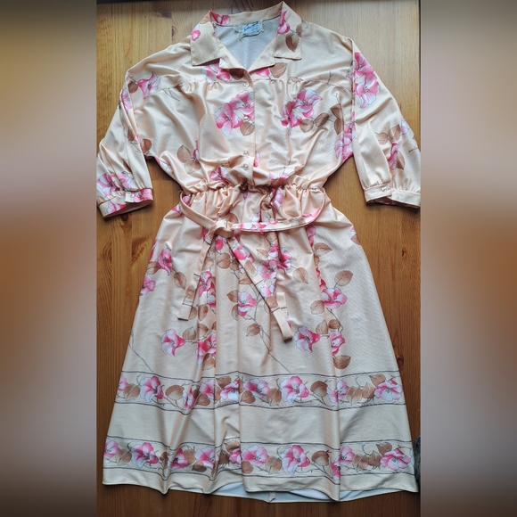 RETRO Charles Carroll Floral Summer Dress - Picture 2 of 4